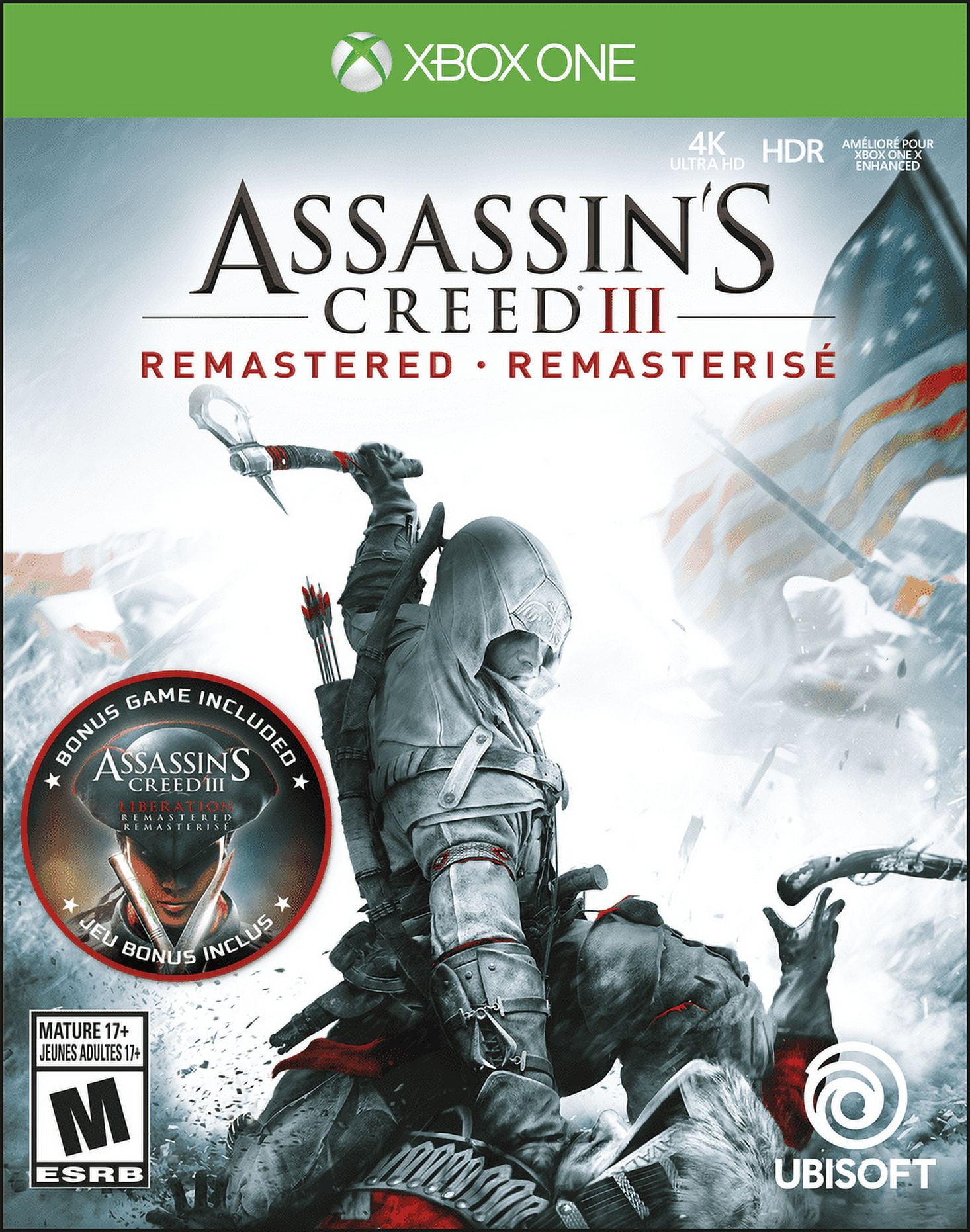 Assassin's Creed III Remastered, Ubisoft, Xbox One, 887256039394 