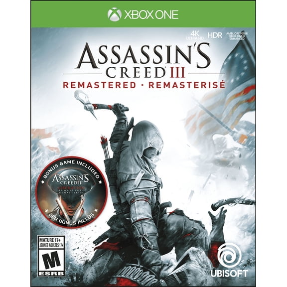 Pre-Owned Assassin's Creed III Remastered, Ubisoft, Xbox One, 887256039394