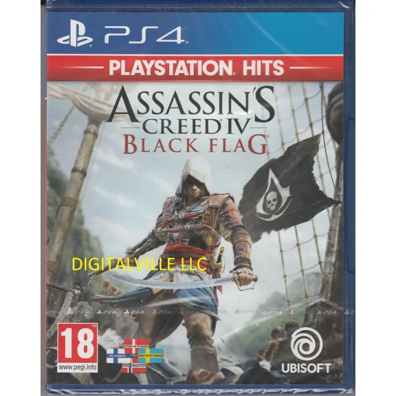 Assassin's Creed IV 4 Black Flag PS4 Brand New Factory Sealed Assassins