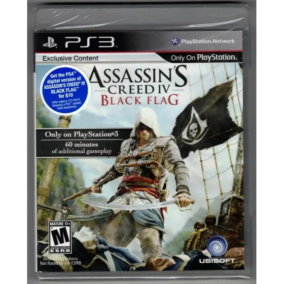 Assassin''s Creed IV: Black Flag PS3 (Brand New Factory Sealed ) PlayS