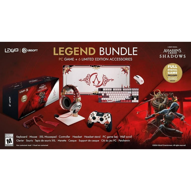 Assassin's Creed Shadows ヘッドセット Assassin's Creed Shadows Gaming Bundle by Lexip & Ubisoft: Full PC