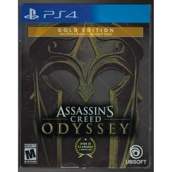 Assassin''s Creed Odyssey - Gold Steelbook Edition PS4 (Brand New Factory Sealed