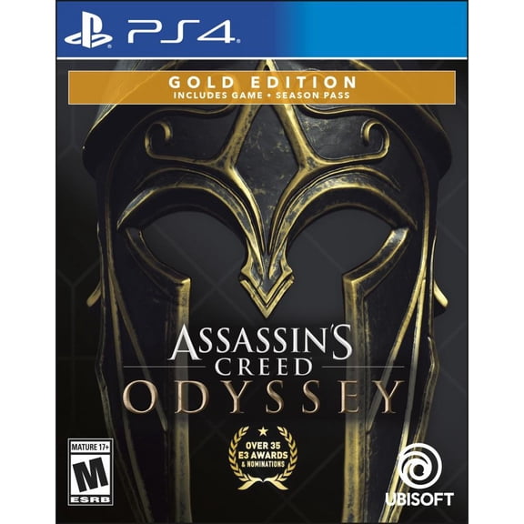 Assassin's Creed Odyssey Steelbook Gold Edition, Ubisoft, PlayStation 4, 887256035907