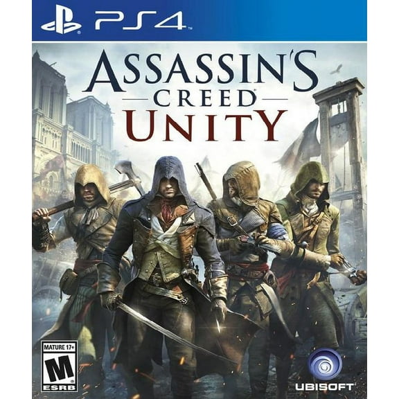 Restored Assassin's Creed: Unity Action & Adventure Video Game for PlayStation 4