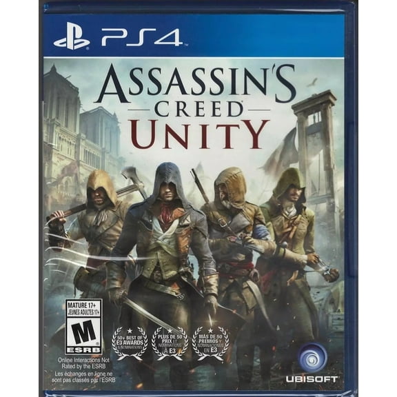 Assassin''s Creed Unity (Trilingual) PS4 (Brand New Factory Sealed US Version) P
