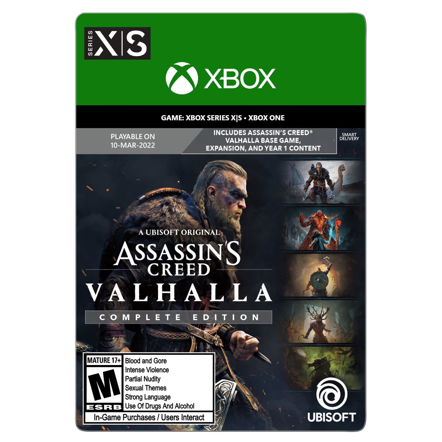 Assassin's Creed Valhalla: Gold Steelbook Edition - Xbox Series X, Xbox One  