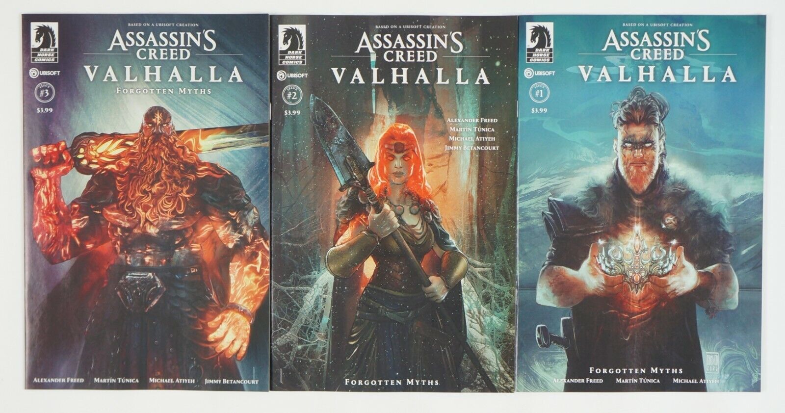 Assassin's Creed Valhalla: Forgotten Myths #1-3 VF/NM complete series