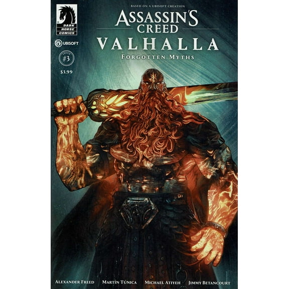Assassin's Creed Valhalla: Forgotten Myths #3 VF ; Dark Horse Comic Book