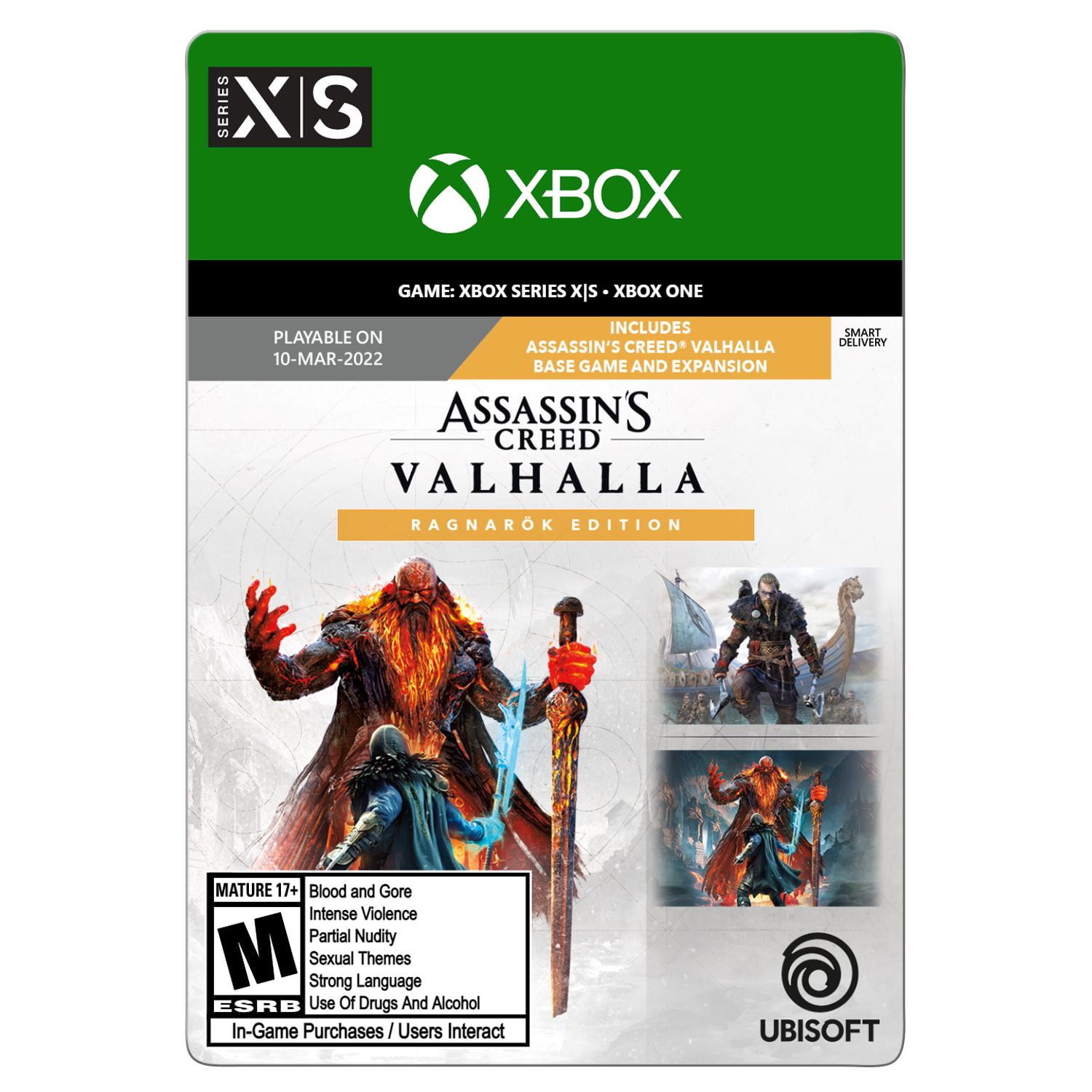 Assassin's Creed Valhalla Xbox Series X|S, Xbox One Standard Edition