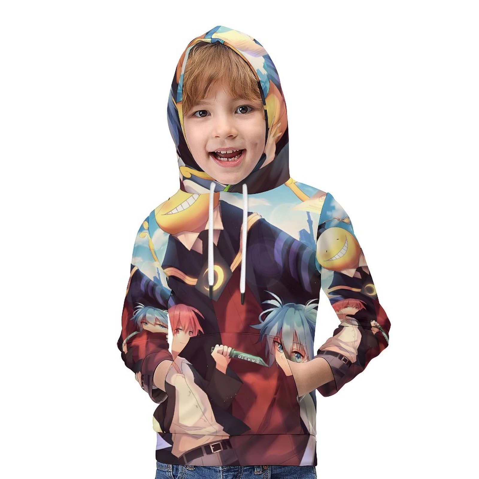 ZHAHOL Hoodie Unisexe Assassination Classroom - Sweatshirt Anime Pullover Cosplay Automne Hiver