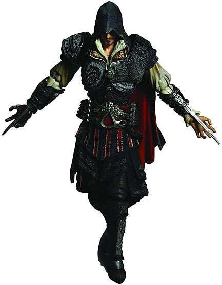 Assassins Creed 2 Play Arts Kai Action Figure Ezio - Walmart.com