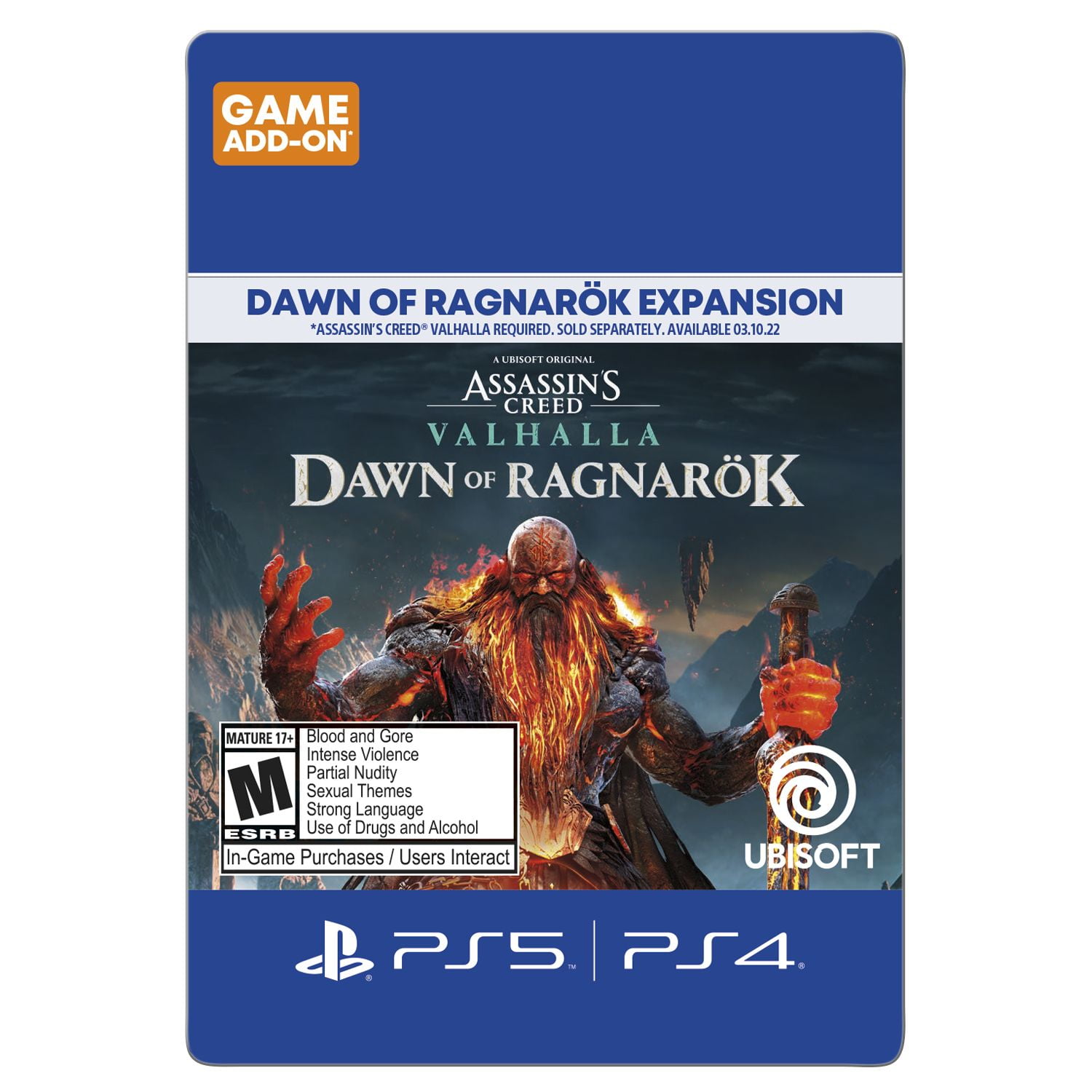 Assassins Creed Dawn of Ragnarok Expansion - Playstation 5, [Digital]