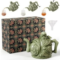 Assassins Teapot Handmade Chinese Ceramic Assassin Teapot, Magic Trick Assassin's Teapot