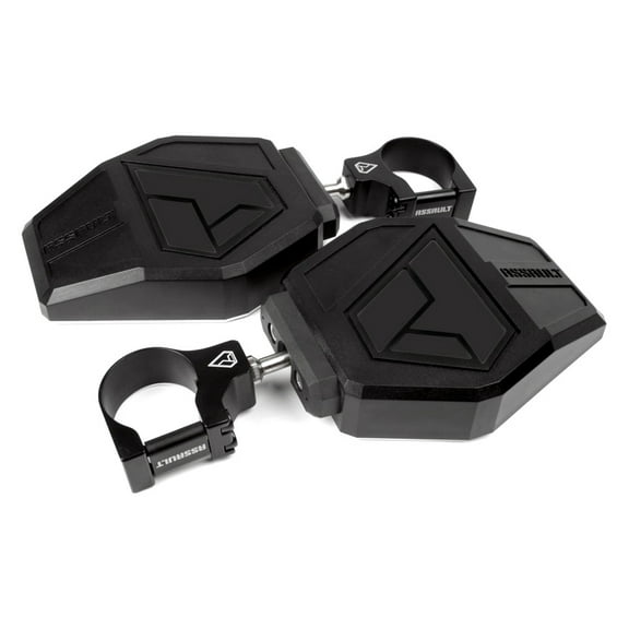 Assault Industries Aviator Mirrors (Pair) w/ 1.75" Clamps - Raw