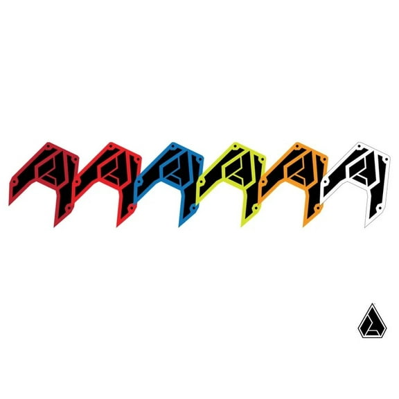 Assault Industries B2 Bomber UTV Mirrors Can-Am Red Bezel Kit