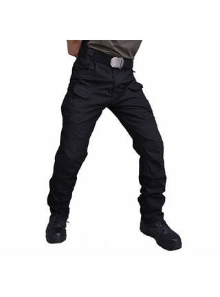 QWANG Men's Tactical Pants, Camo Hiking Pants, Military Ripstop