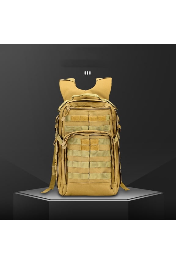 Assault Tactics Backpack Outdoor Army Fan Hiking,Mud color
