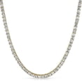thumbnail image 1 of Asscher 4MM 1 Row CZ Gold Tennis Chain, 1 of 1