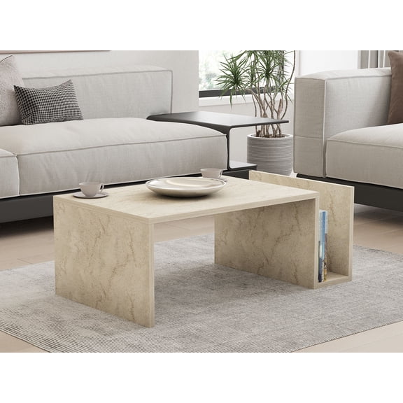 Asse Home Memo - Travertine Coffee Table