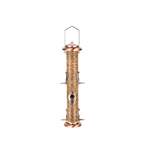 Assemble Metal Bird Feeder 6 Ports Multiple Birds Anti Squirrel Simple Refill Cleans Process Garden