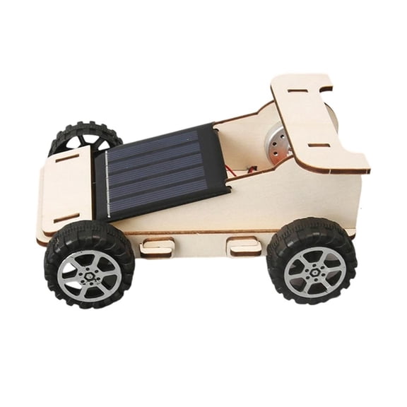 Assemble Solar-Powered Car Models Set for Science Study Physics Learning Kits