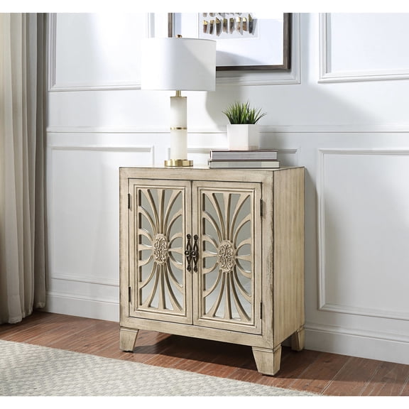 Assembled, 2 - door console with mirror - Suitable for creating a focal point in hallways