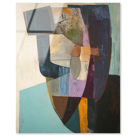 Assembled Abstractions Acrylic Print Midcentury Art by Art Remedy, Ready to Hang, 20 x 24