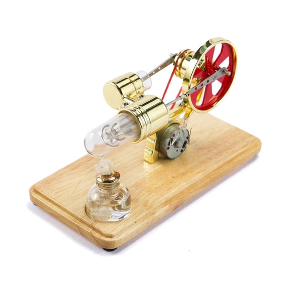 Assembled Electricity Generator Heat Experiment Generator Model Flywheel Designs