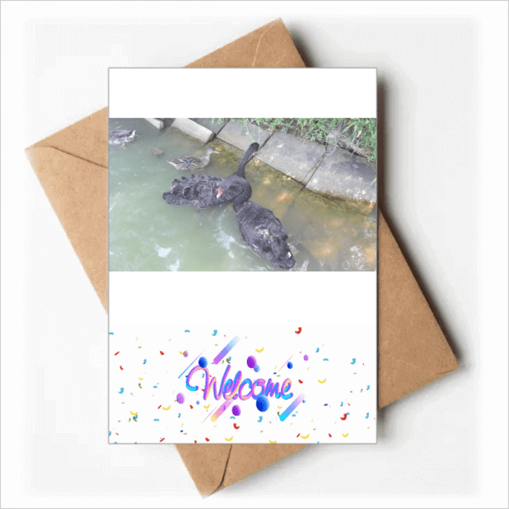 Goose Envelope Assembled Goose Art Deco Fashion Welcome Back Greeting Cards Envelopes ...