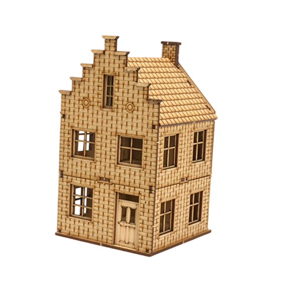 Assembled House Model Building Kit Wooden Material for Hobbyists and Collectors DIY Diorama Scene