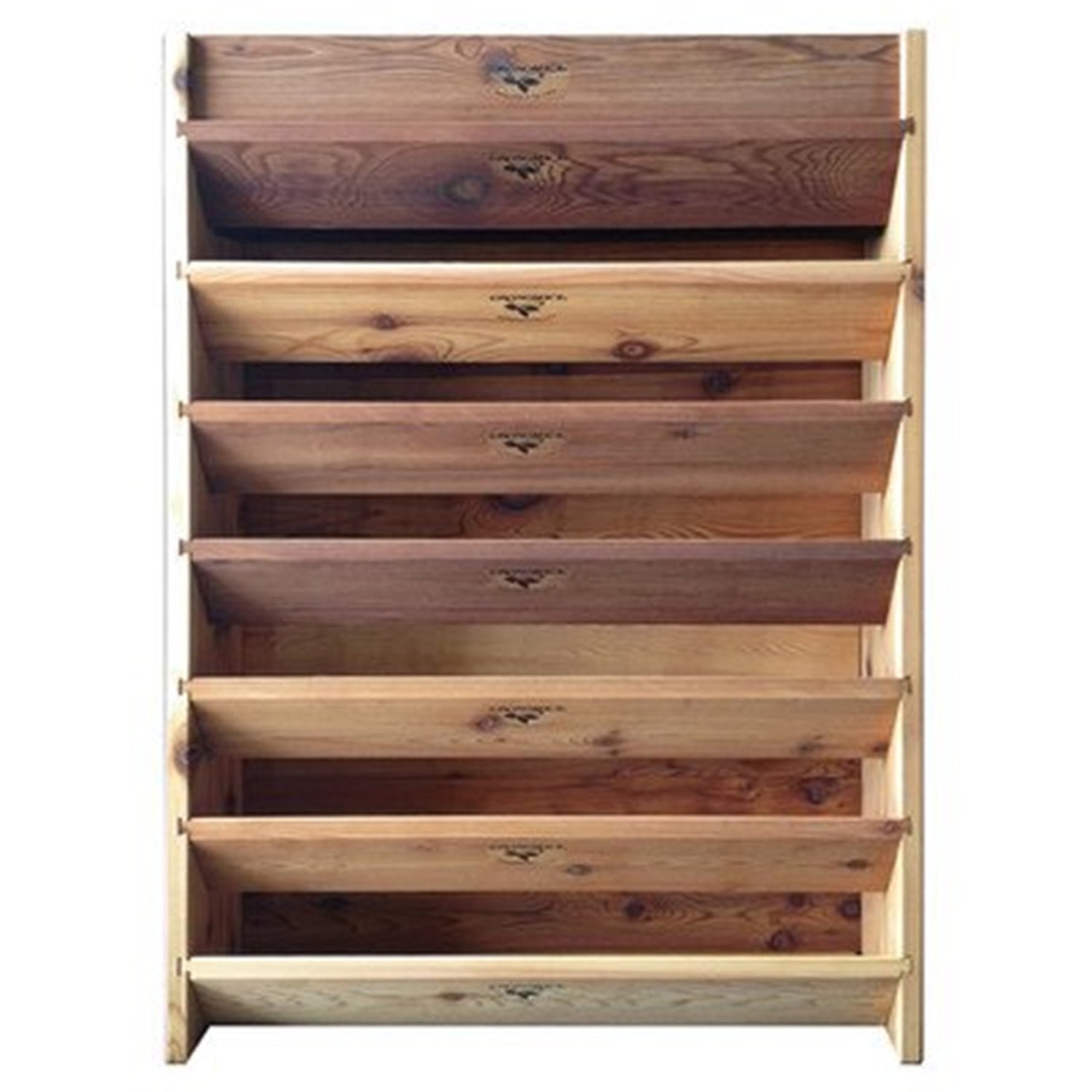Western Red Cedar Vertical Garden Planter with Self-Watering System