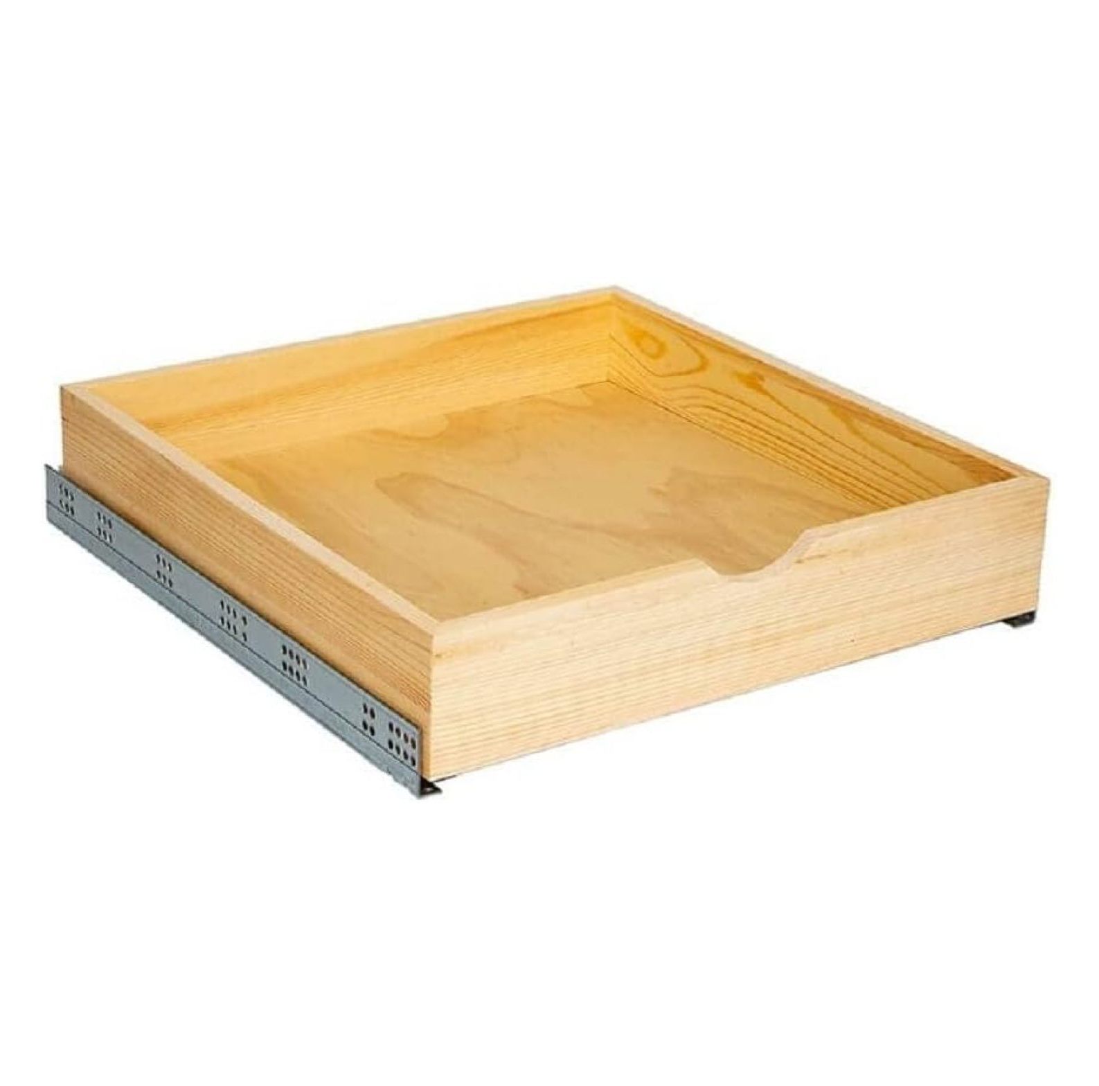 Assembled Wood PullOut Shelf Soft Closed Rail HighEnd