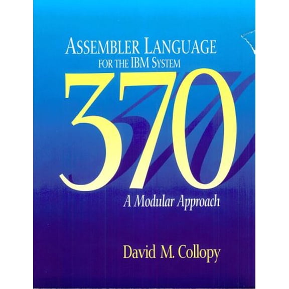 Pre-Owned Assembler Language for the IBM System 370 a Modular Approach, 9780877090892, 0877090890, Paperback,