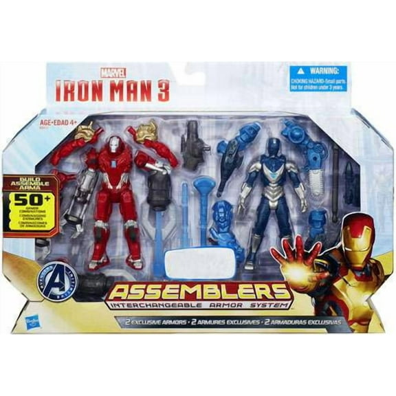 Assemblers Red Snapper Iron Man & Gravity Cloak Iron Man Action Figure 2-Pack