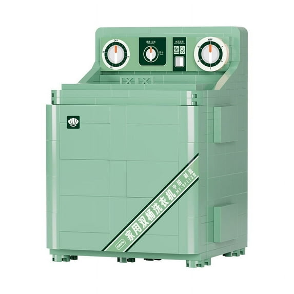 Assembling building block toys retro home appliance series: 691PCS washing machine