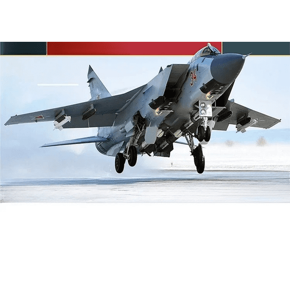 Assembly Aircraft Model Kit 88003 1/48 MiG-31 Fighter MiG-31BM/BSM Foxhound