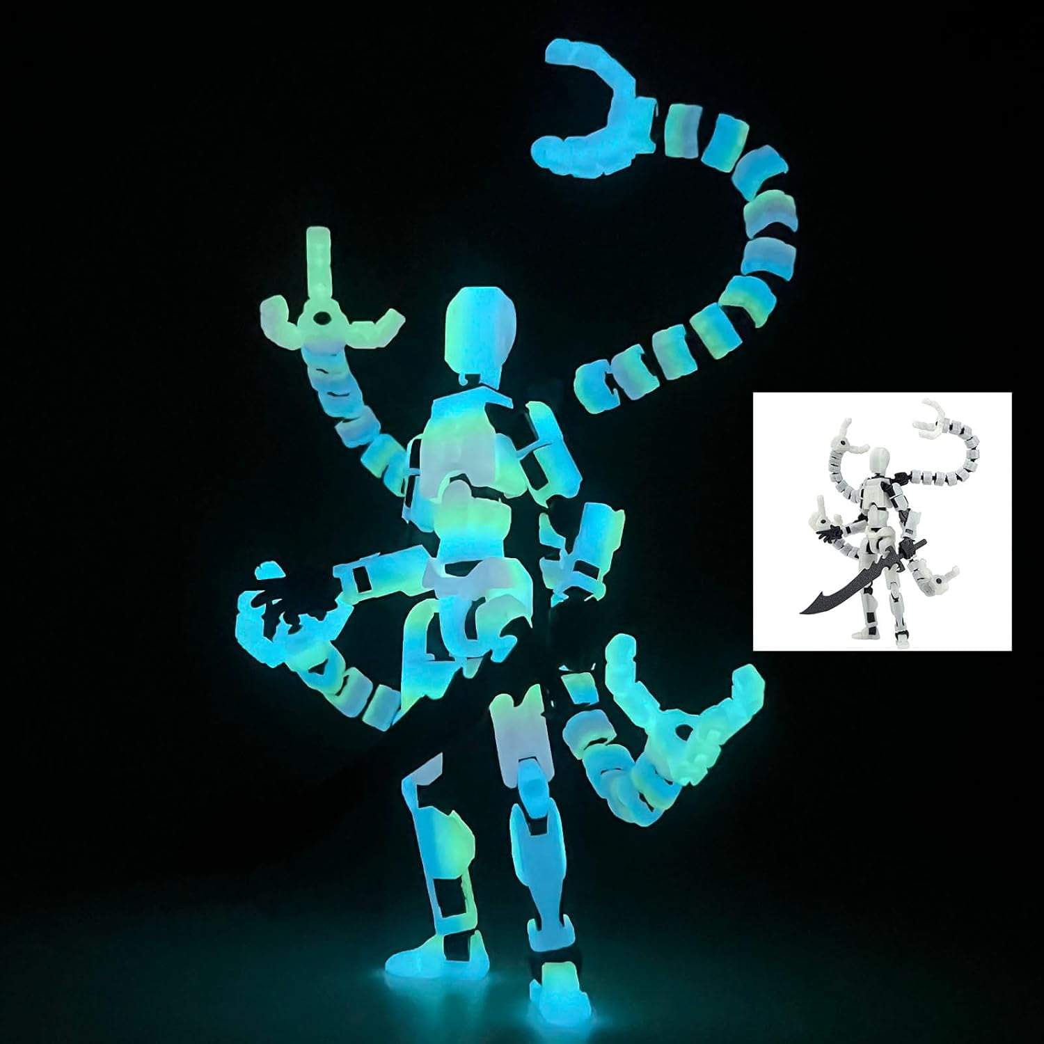 Assembly Completed T13 Action Figure, T13 Action Figure Multi-Jointed ...