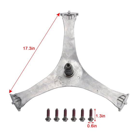 DC97-17004B Washing Machine Flange Shaft Assembly for Samsung with 6 Screws