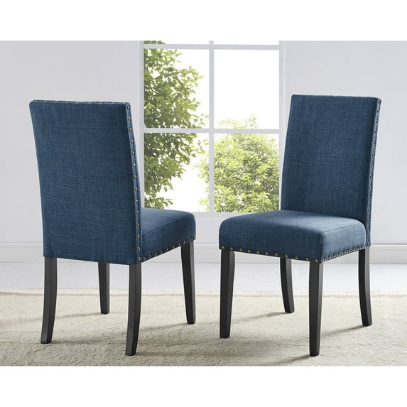 Assembly - Included / Quick Setup / Blue Fabric Chairs