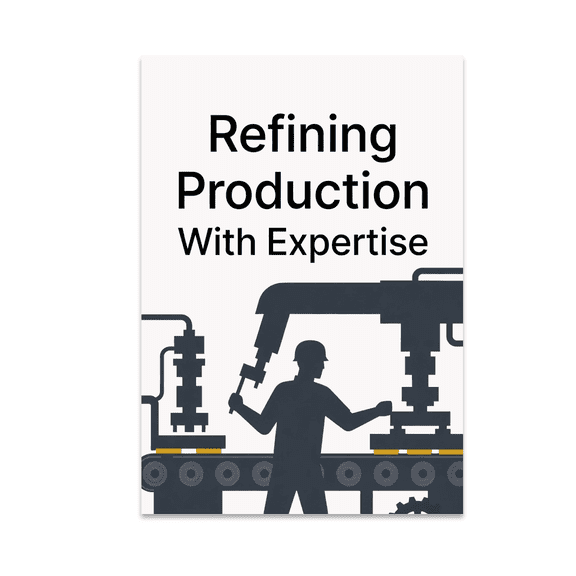 Assembly Line Art - Manufacturing Engineer - 13x19 Poster Print