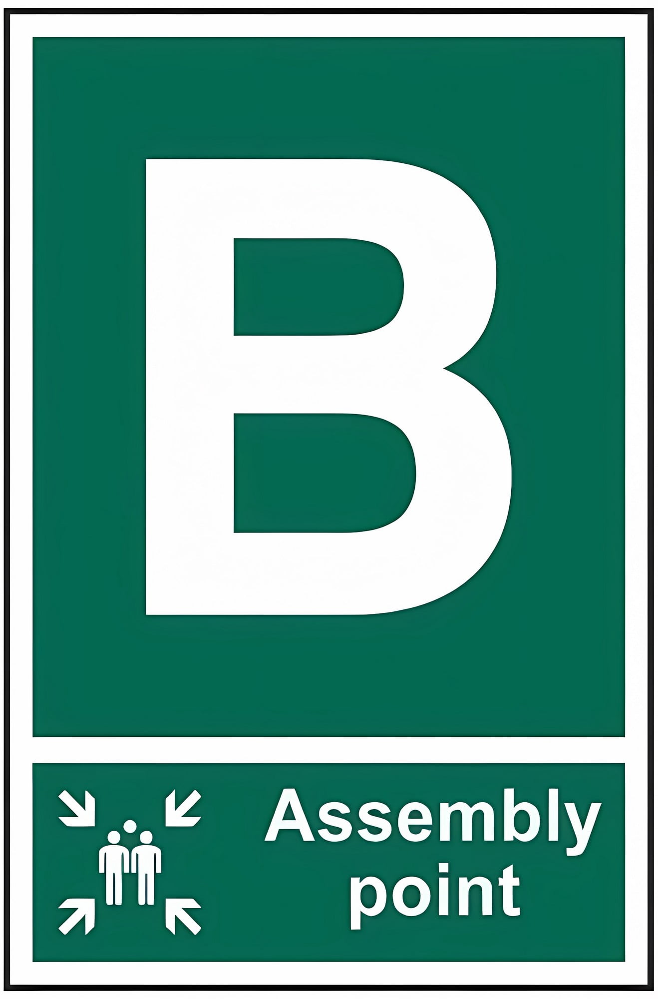 Assembly Point B Sign - 8