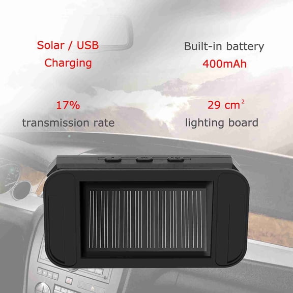 Assembly. Tire Pressure Monitoring LCD Screen Auto Backlight Solar Powered Tire Pressure Monitoring System