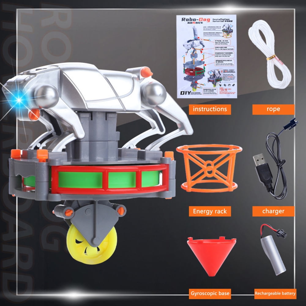 Assembly Tumbler Unicycle Robot Toy Wire Walking Assembly Gyro Toy