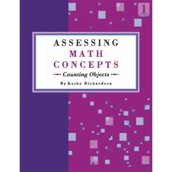 Pre-Owned Assessing Math Concepts: Counting Objects by Kathy Richardson (Paperback) Textbooks English