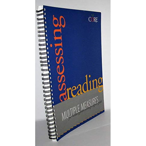 Pre-Owned Assessing Reading: Multiple Measures for Kindergarten Through Eighth Grade (Core Literacy Training Series), 9781571281203, 1571281207, Paperback,