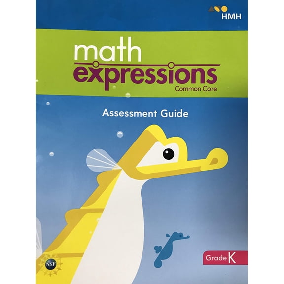 Math Expressions CCSS Assessment Guide BlackLine Master with Answer Key Grade K