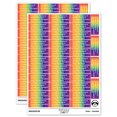 thumbnail image 1 of Assessment Standard Checklist Teacher Student School Sticker Set - Rainbow - Gloss Finish - 1.5" Small, 1 of 7