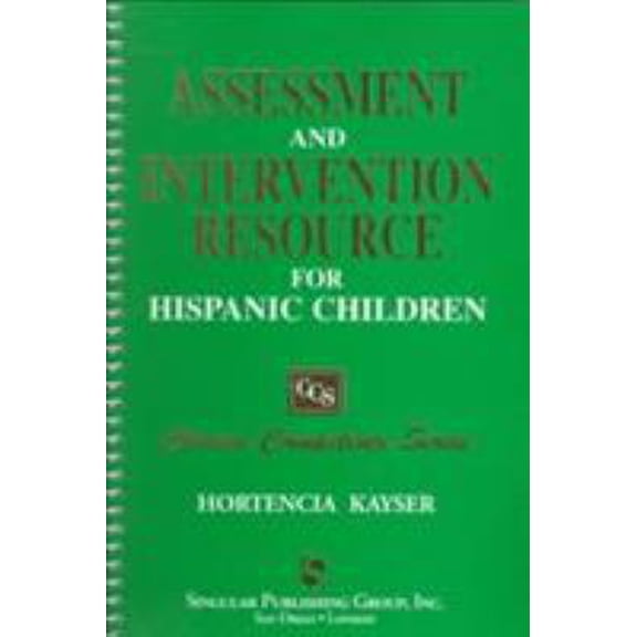 Pre-Owned Assessment and Intervention Resource for Hispanic Children (Paperback) 1565937503 9781565937505