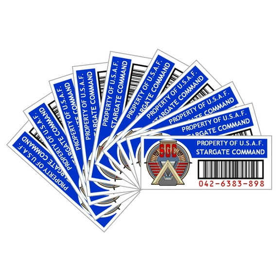 Asset Tag - Property of SGC Stargate Command