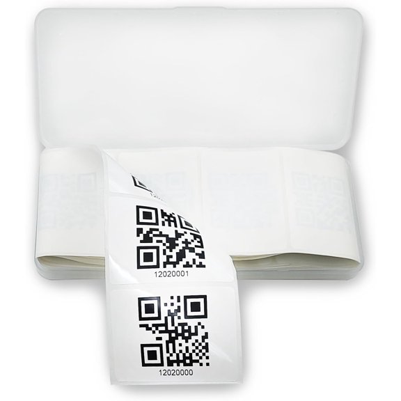 Asset Tags QR Labels for Organizing, Moving, Storage, and Inventory Tracking, 2.2'' x 1.6'' (55mm x 40mm), 100 Counts